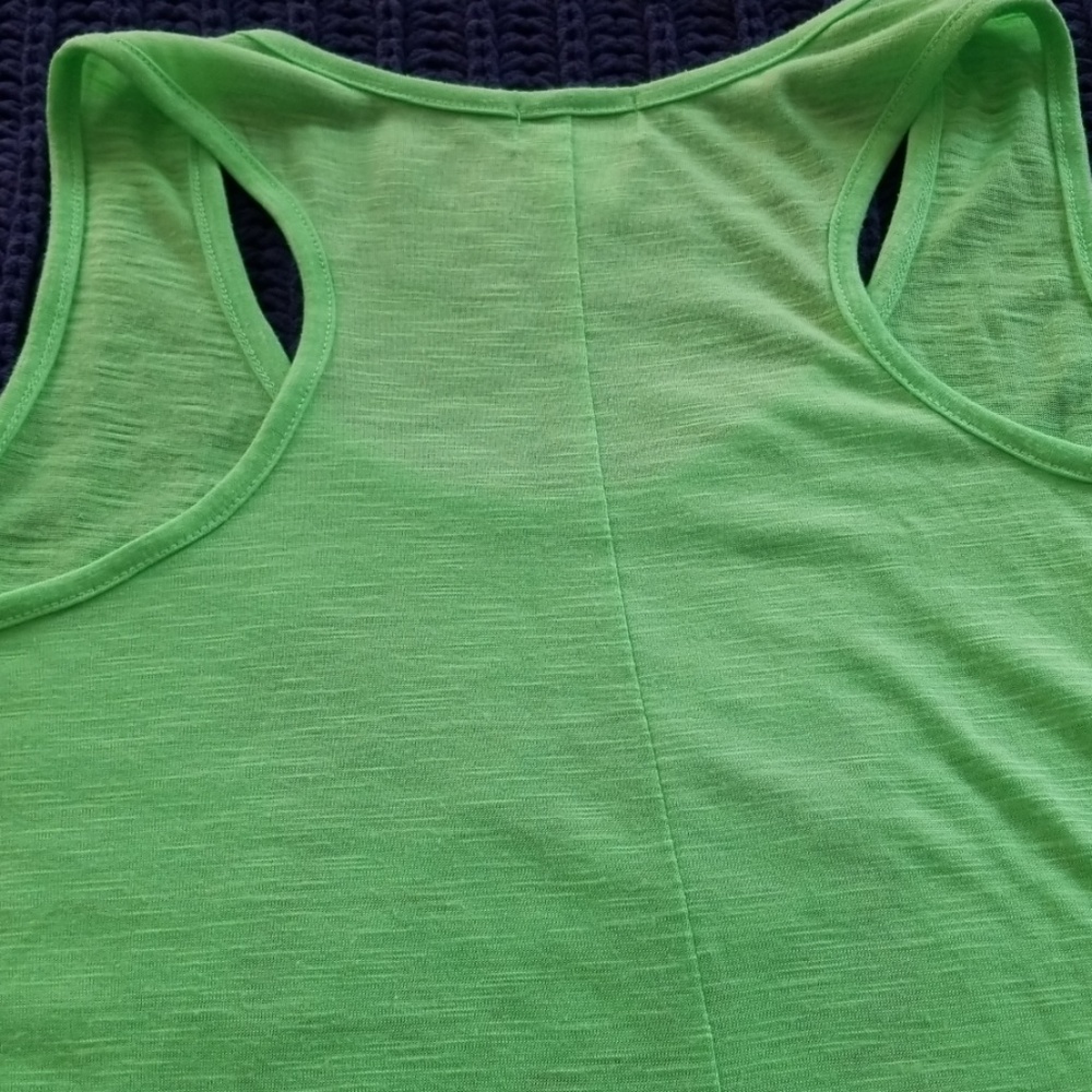 Appropriate Behavior Owl Green Racerback Tank Top - Picture 6 of 6